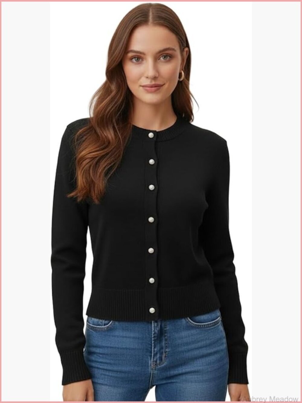 Casual Slim Fit Cardigan Sweater Long Sleeve Button Down Lightweight
